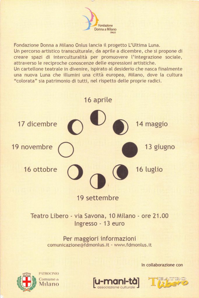 Calendario L'Ultima Luna