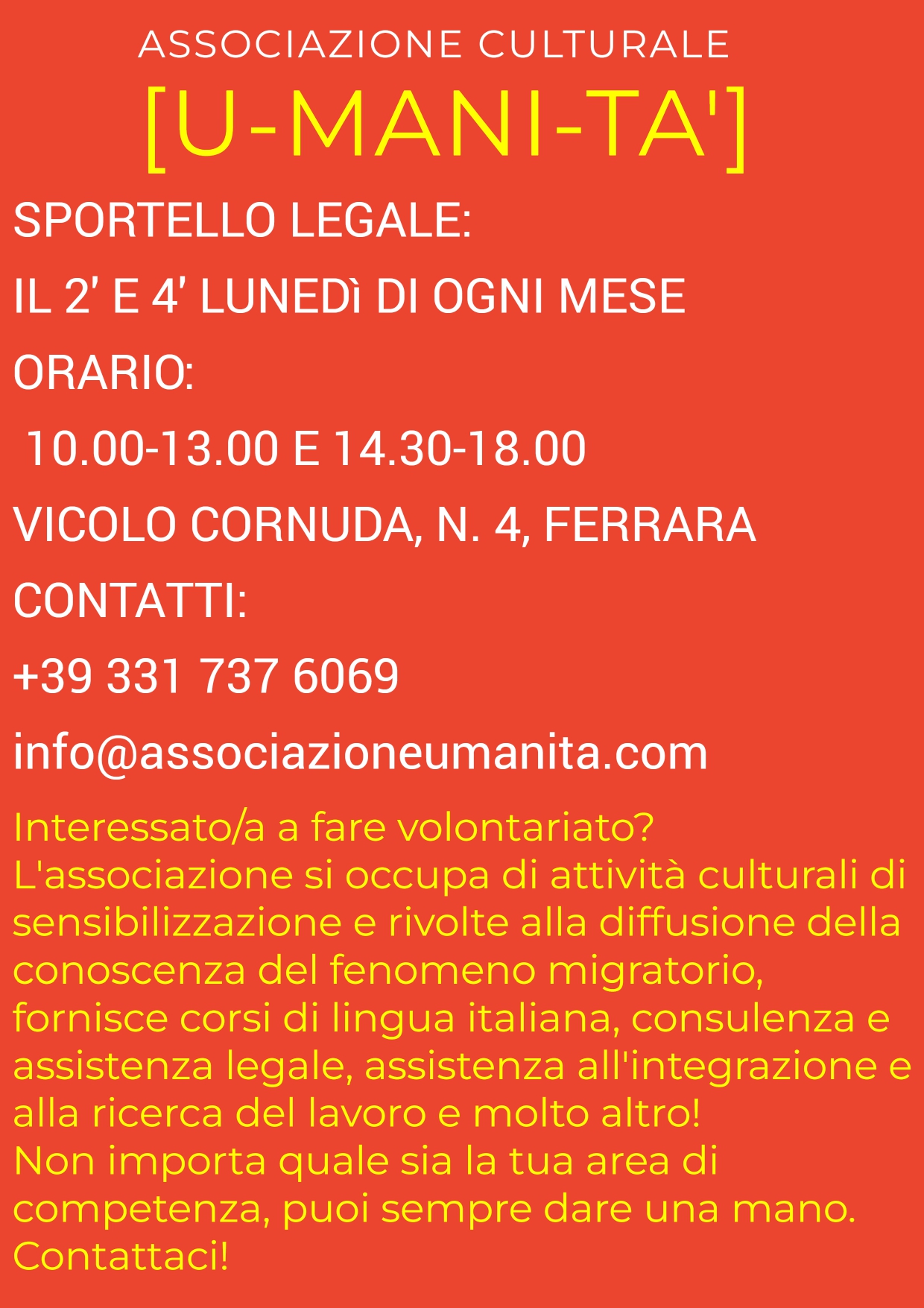 SPORTELLO LEGALE