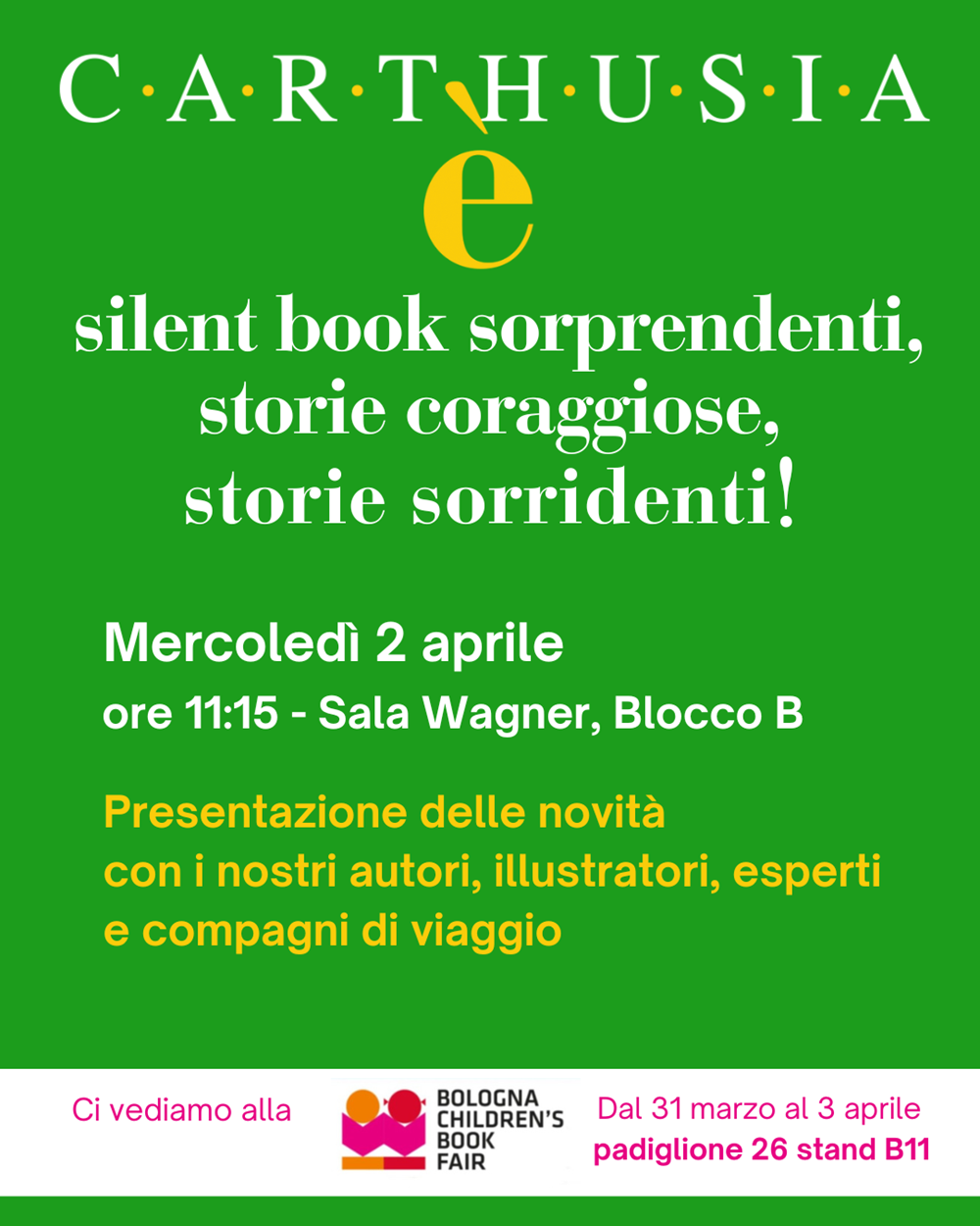 “Non Cancellarmi” a Bologna Children’s Book”