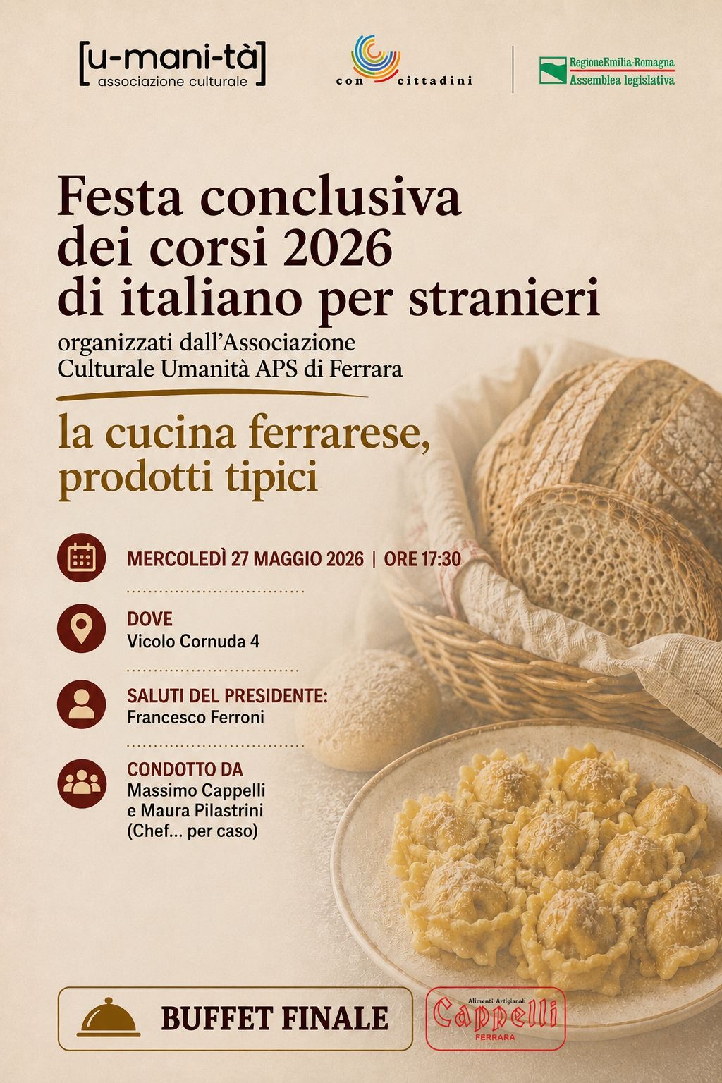 Festa conclusiva dei corsi di italiano per stranieri